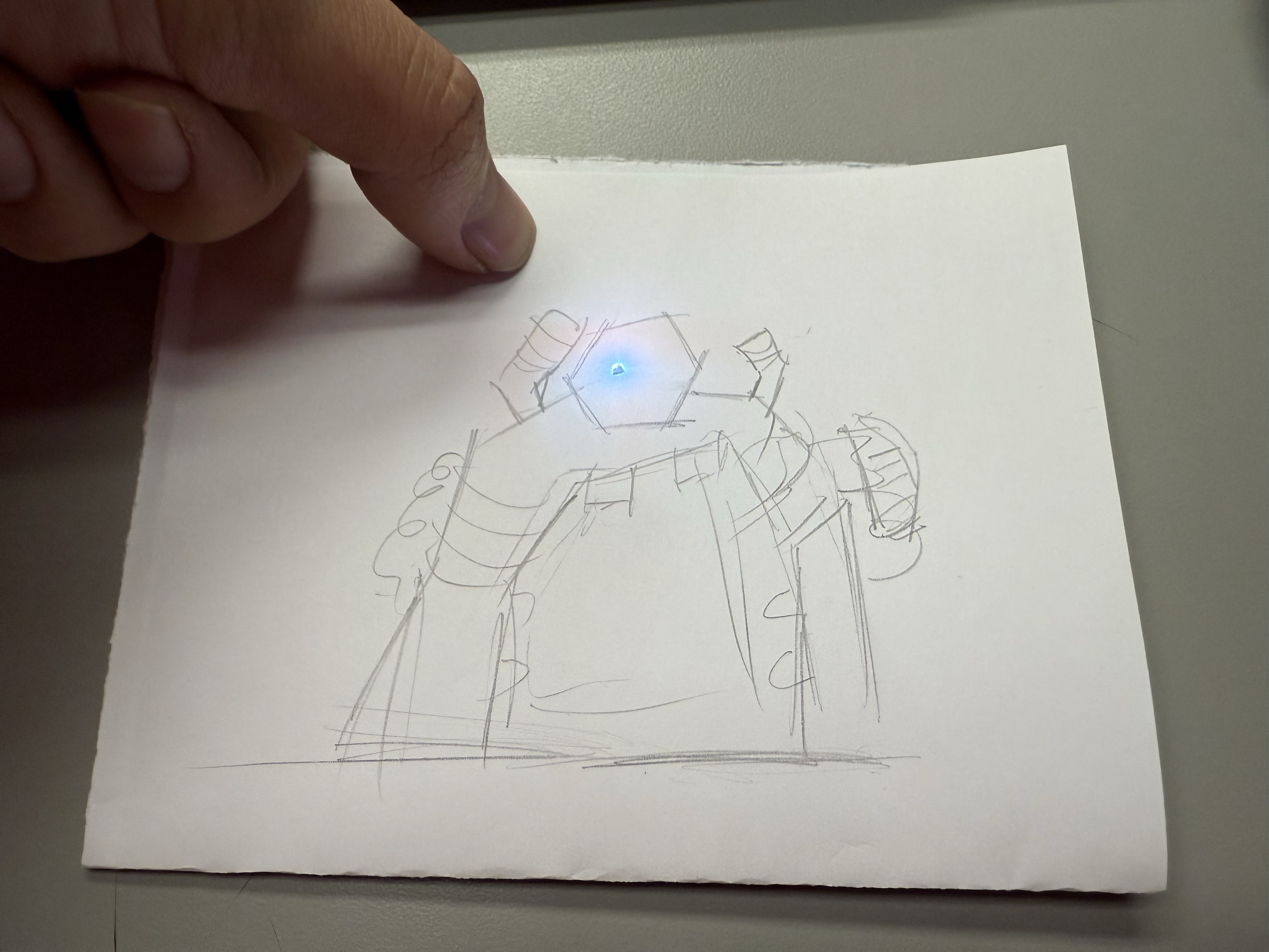 Printing Pod design with LEDs on