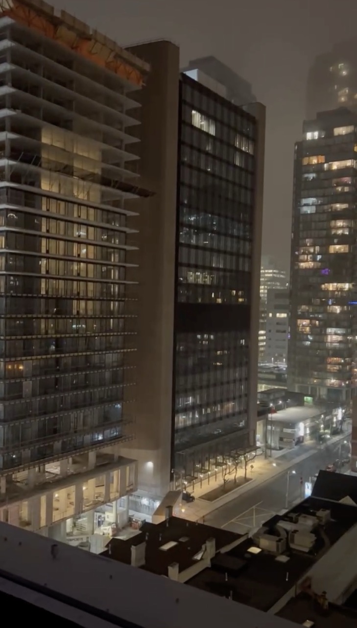 Sounds of celebration at night