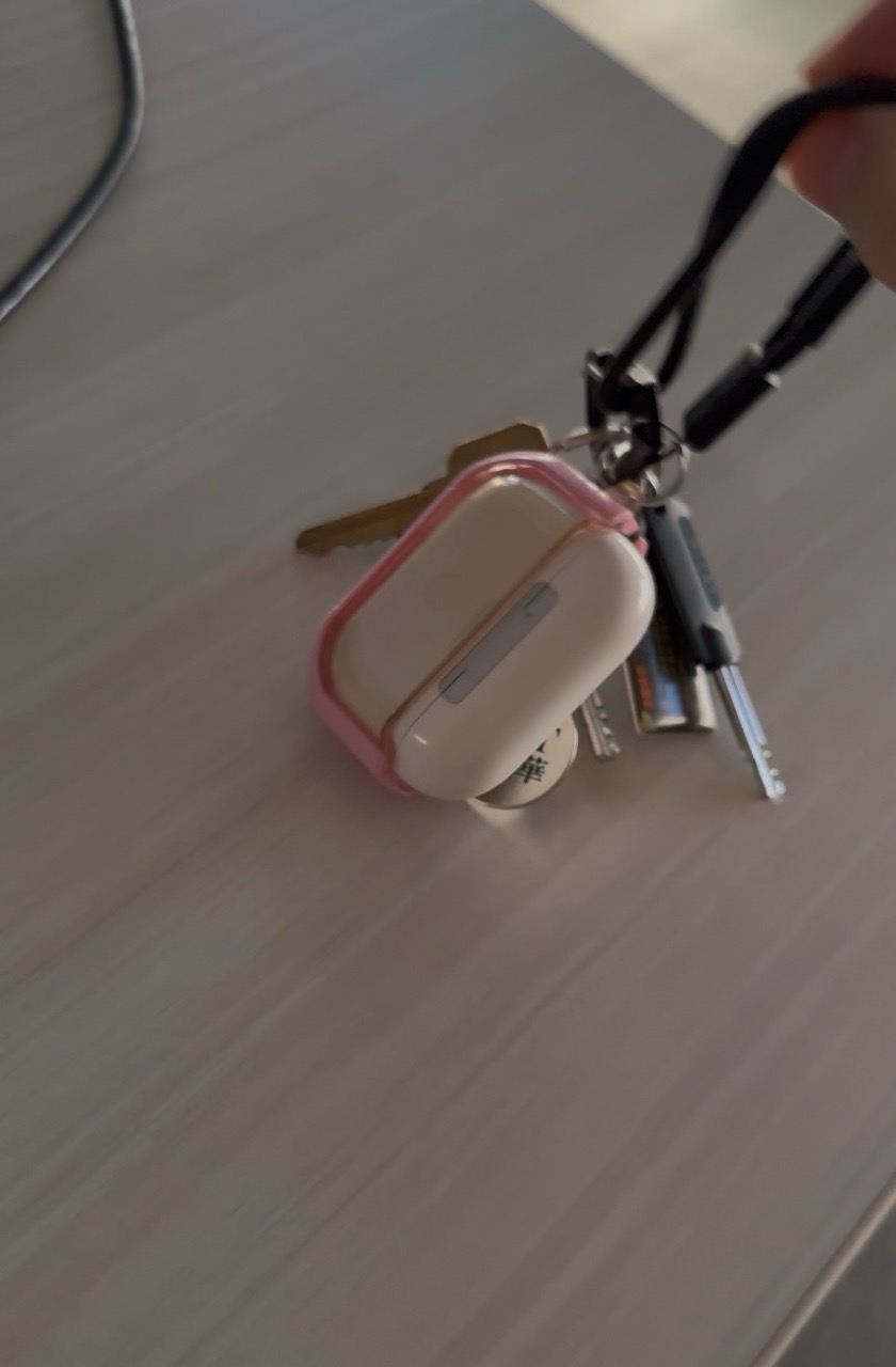 The sound of keys colliding