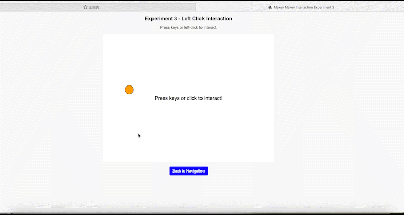 Interactive mini-game with player movement