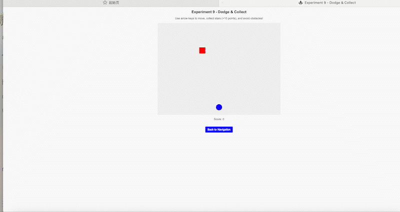 A mini-game where the player avoids obstacles and collects items.