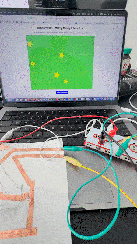 An interactive particle system reacting to user input.