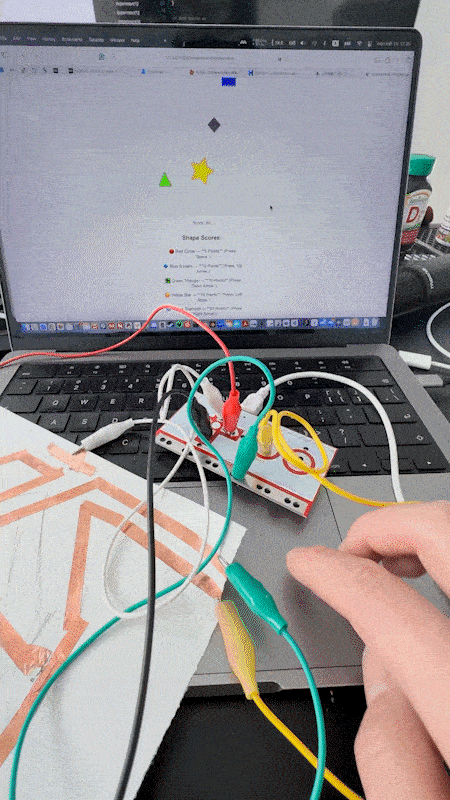 A piano-like experiment where different keys play sounds.