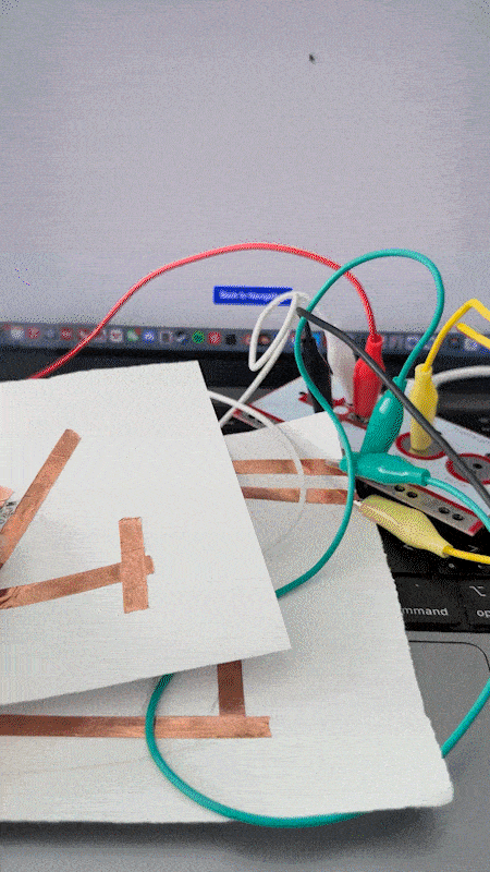 A particle effect system where gravity is controlled by arrow keys.