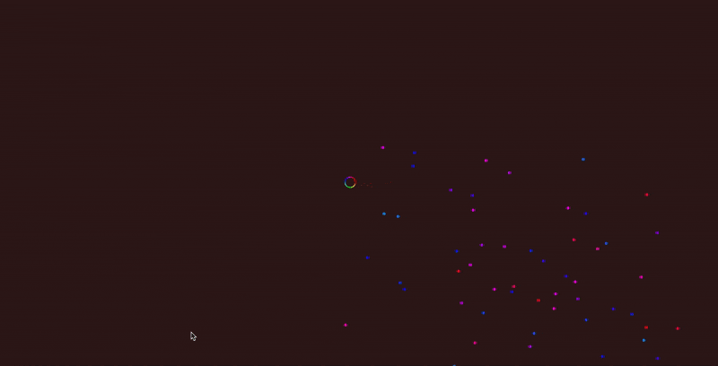 A sound-driven spiral expanding and rotating to the rhythm.