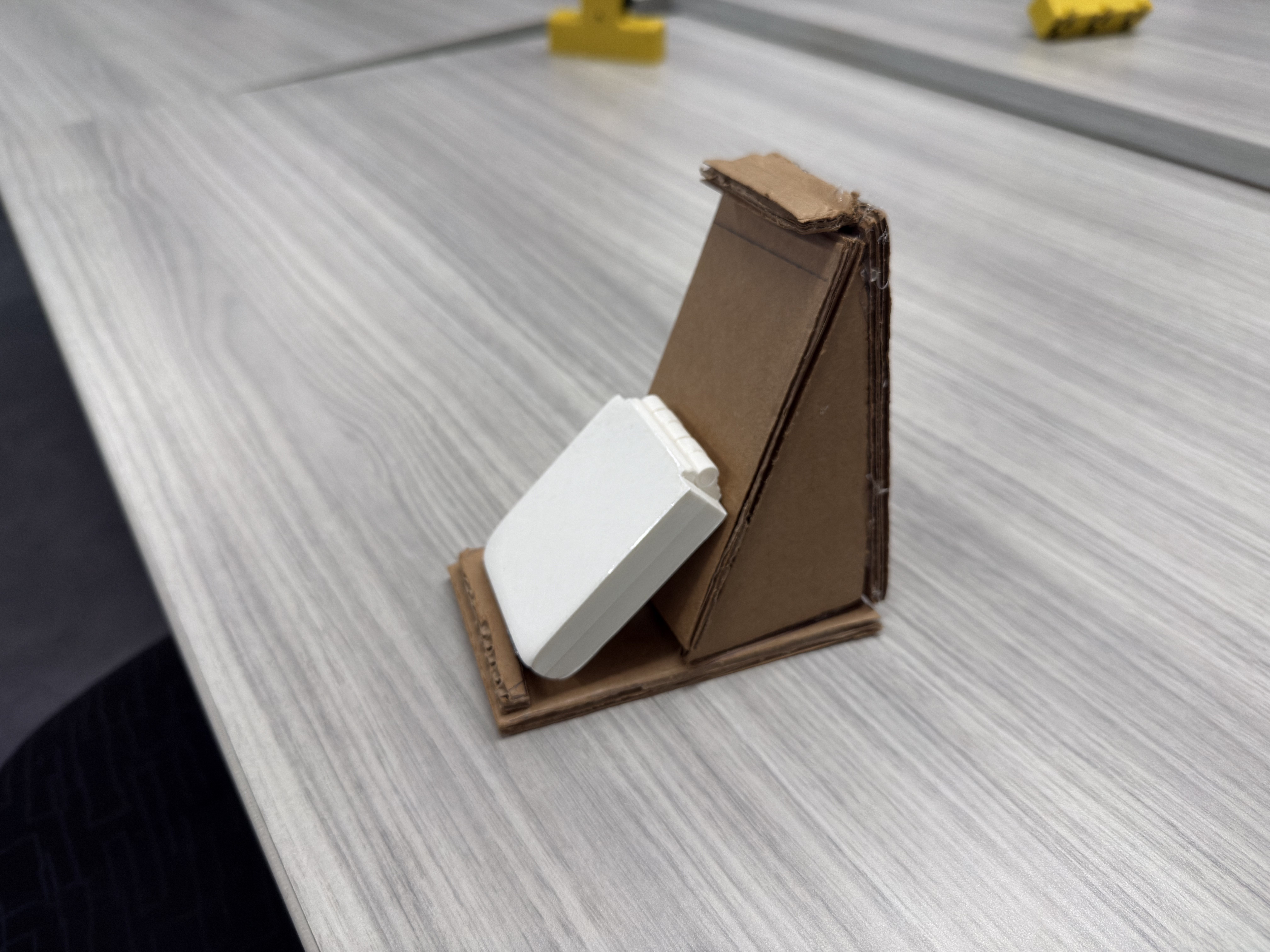 Prototype V2 — wider base, rear wedge