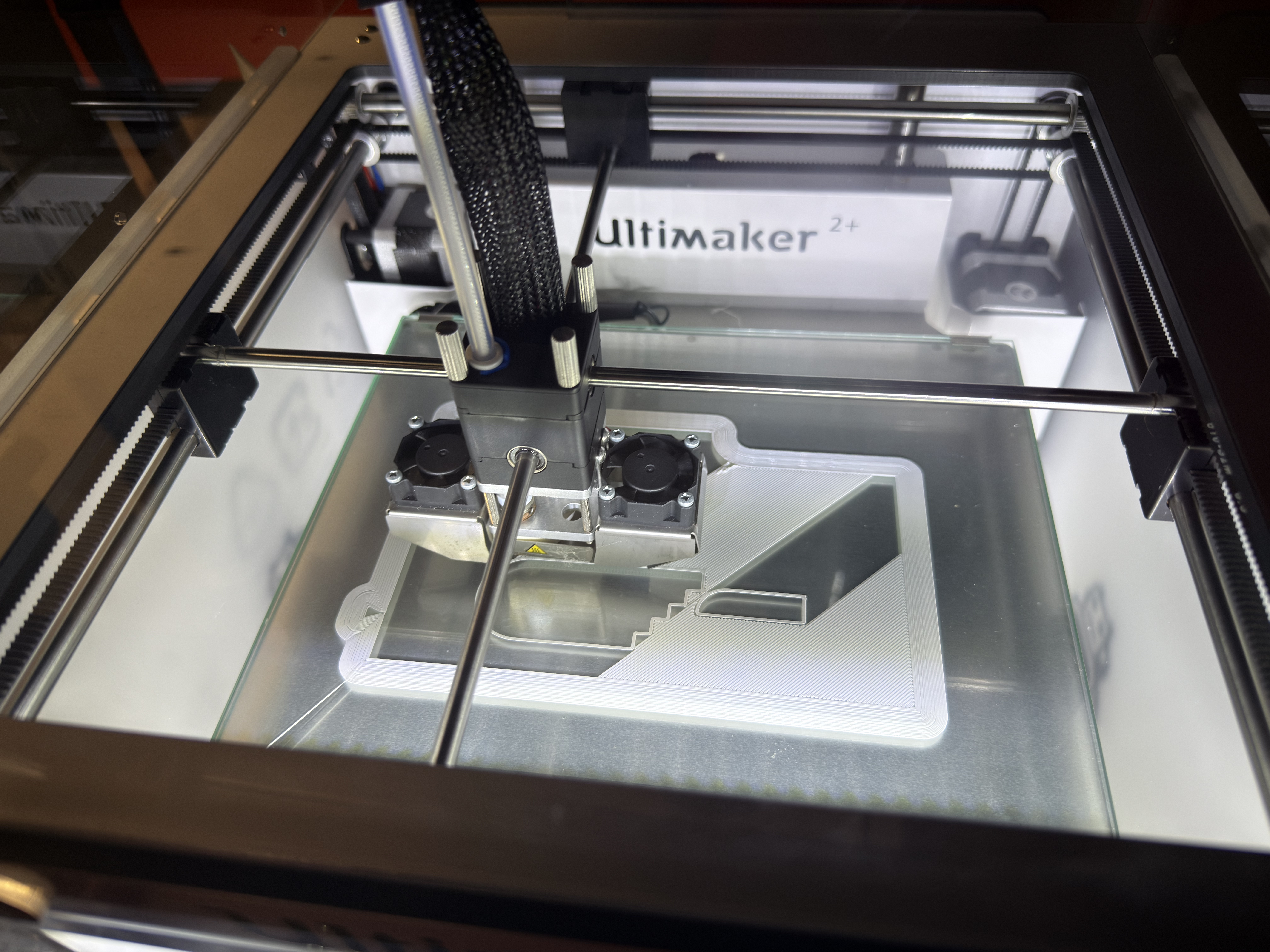 3D printing in progress on Ultimaker