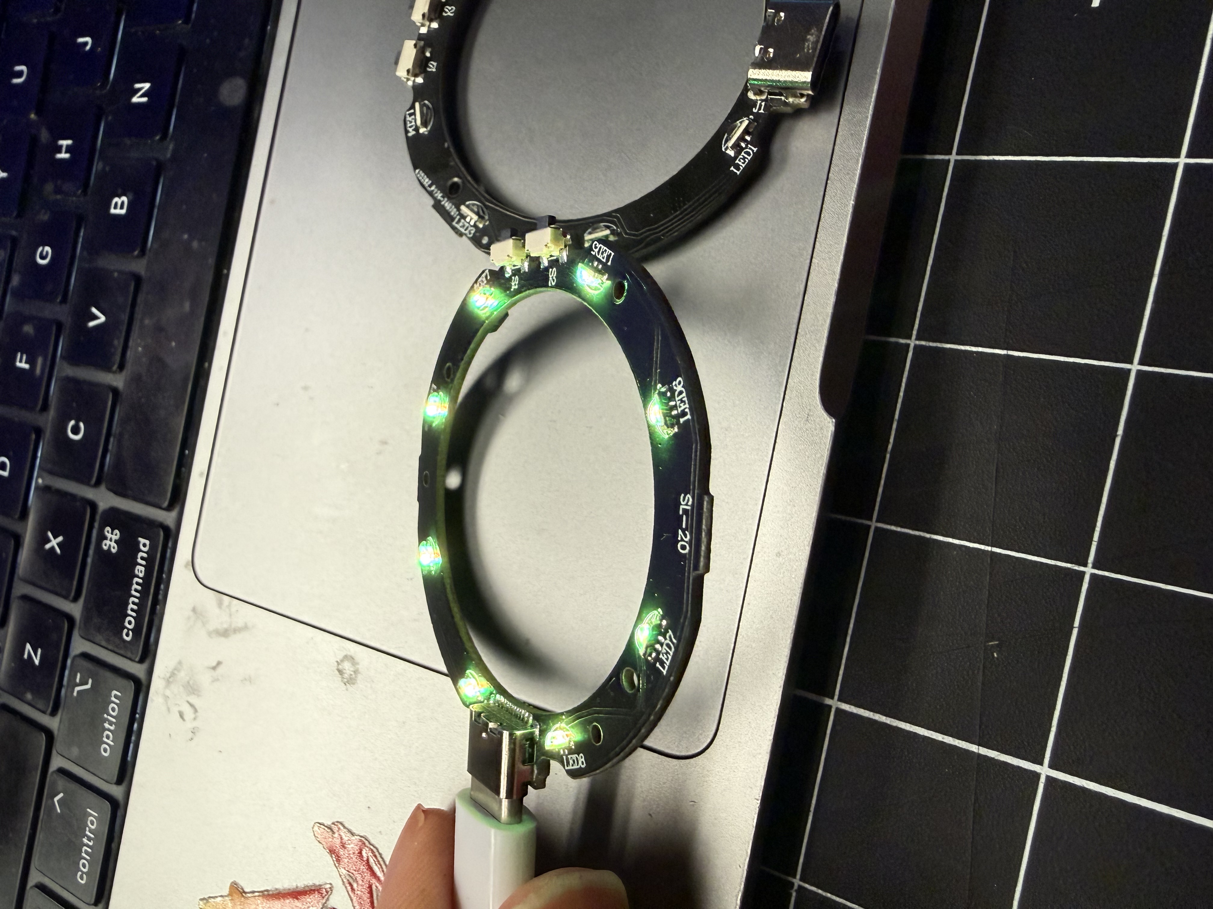 Testing RGB LED ring