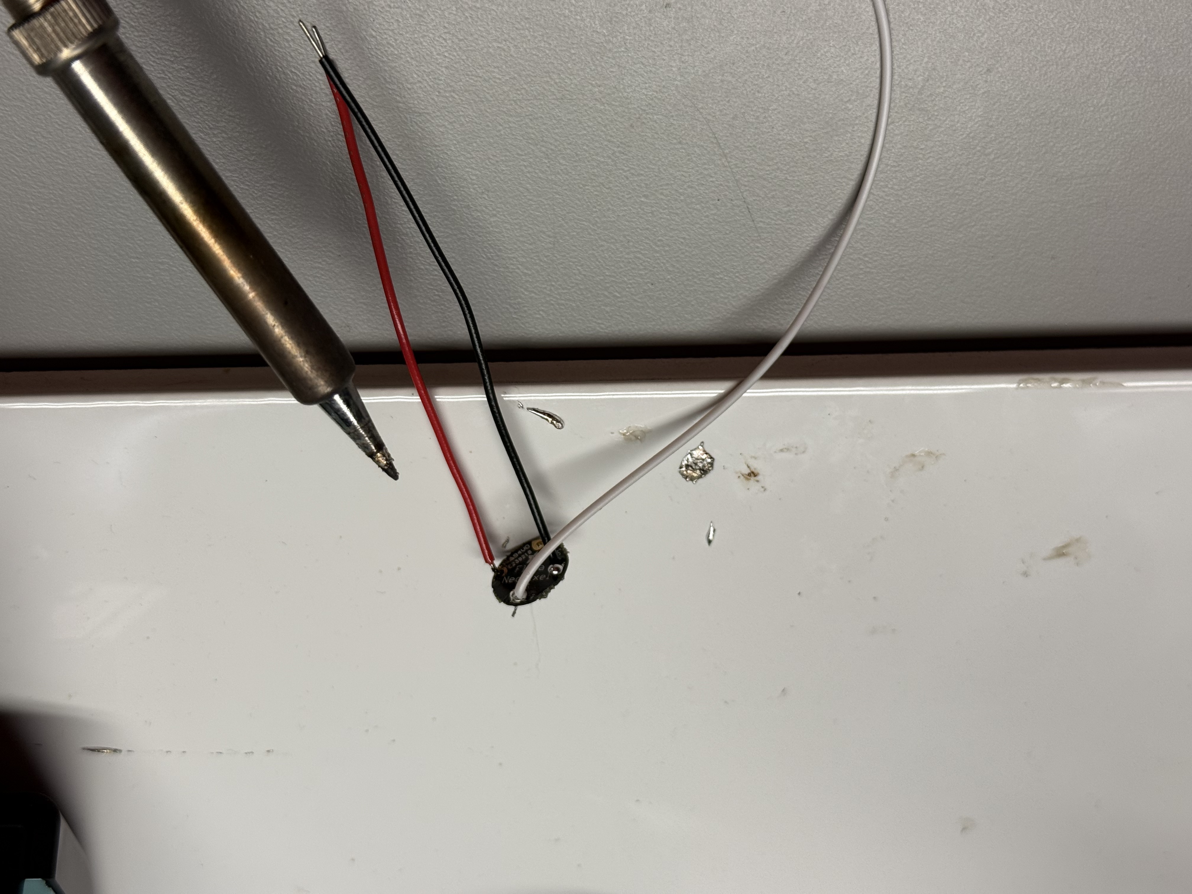 Wired connector for NeoPixel strip