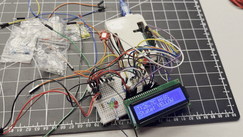 First test placing electronics in housing