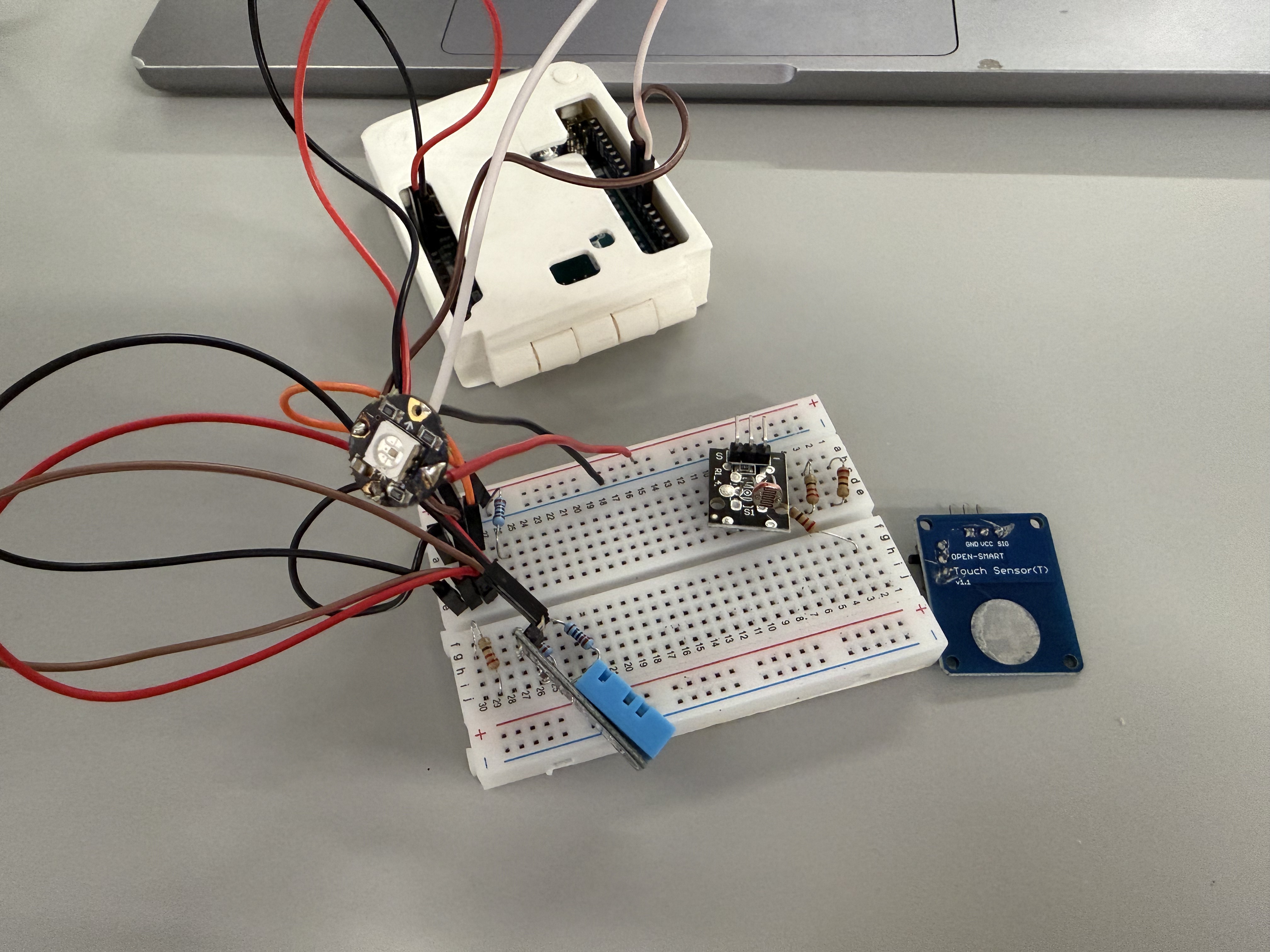 Added latching touch switch