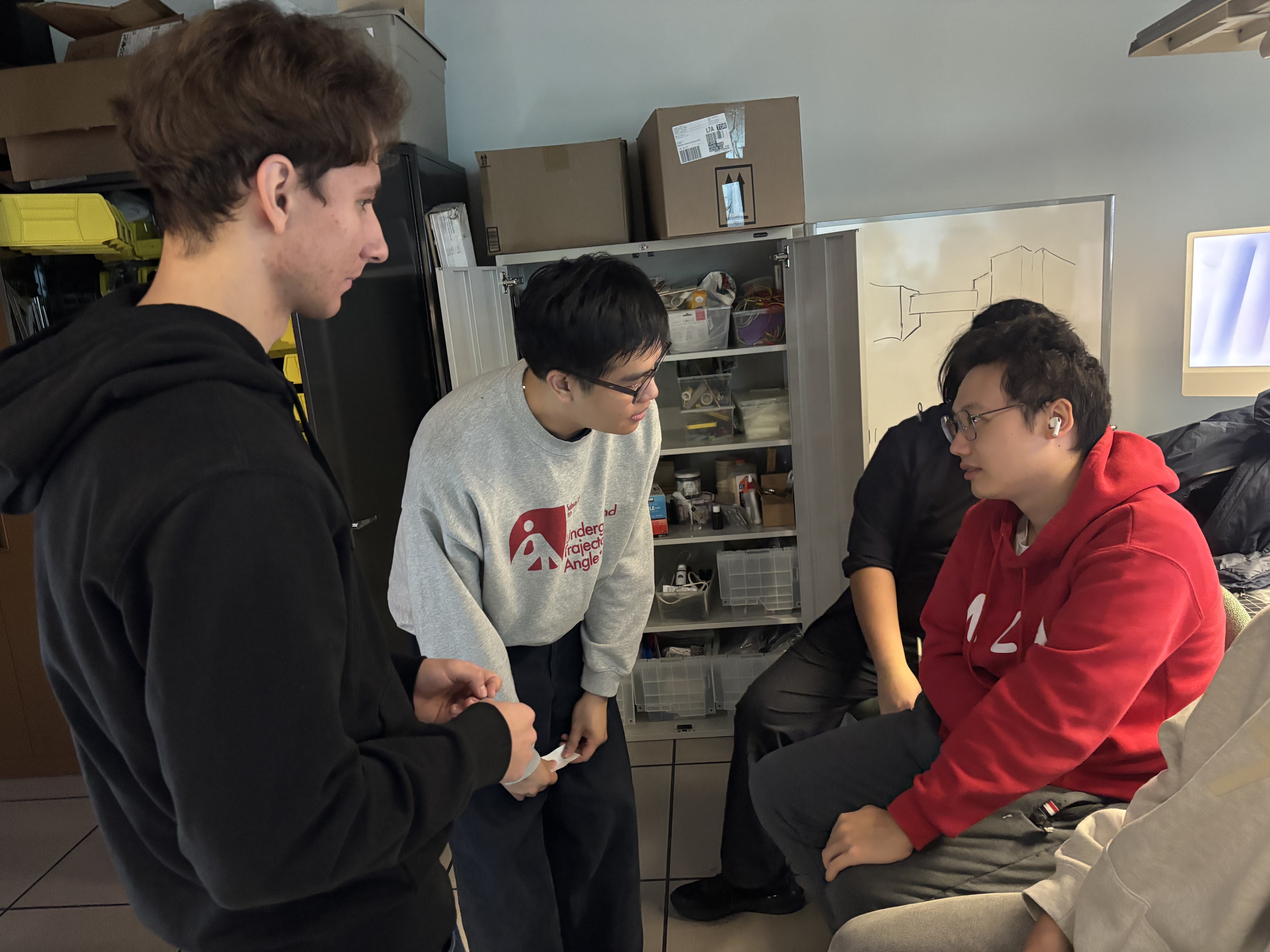 Doctor leans in to talk to patient