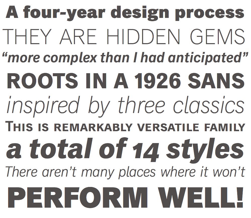 Classic Grotesque composition