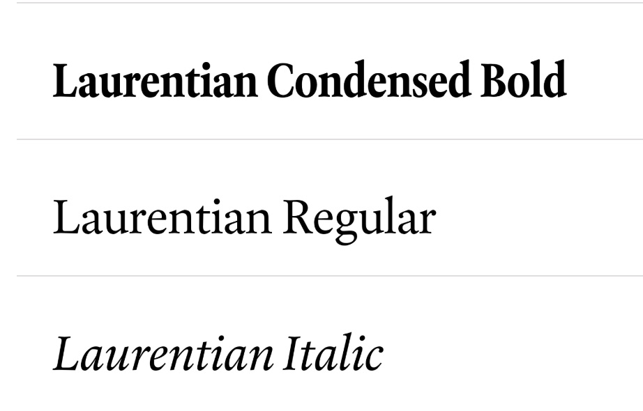 Laurentian or Cartier Book sample